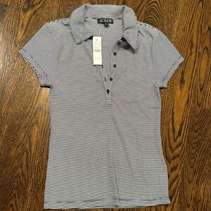 JCrew NWT women’s short sleeve fitted polo